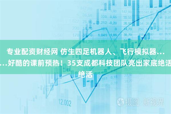 专业配资财经网 仿生四足机器人、飞行模拟器……好酷的课前预热！35支成都科技团队亮出家底绝活